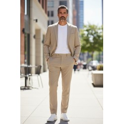 Urban Ring UR1160001 Abito Poliviscosa Uomo Cammello  2