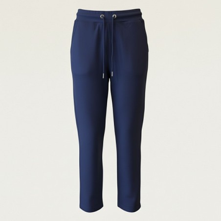 BLASH BS1720013 Pantalone Felpa Donna con Lacci Blu