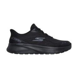 SKECHERS 125840 GO WALK ARCH FIT Sneakers Donna con Lacci Elastici Slip-Ins Nero