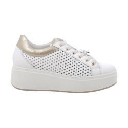 IGI&CO 1146911 Sneakers Donna Alte Stringate con Accessorio Bianco