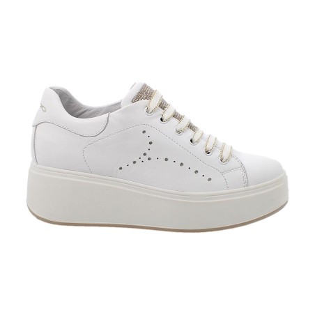 IGI&CO 1147011 Sneakers Donna Alte Bianco/Platino