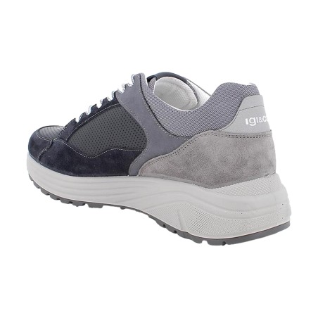 IGI&CO 1119900 Sneakers Uomo Stringate Blu/Grigio