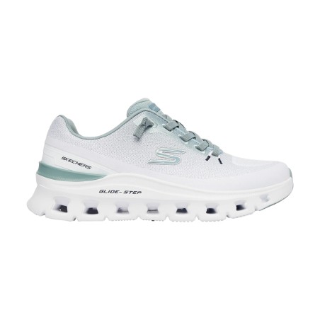 SKECHERS 233132 GLIDE-STEP PRO-WAVERRA Sneakers Uomo Stringate Bianco/Blu