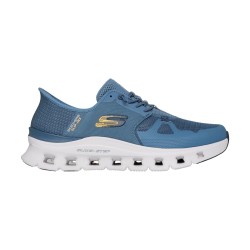 SKECHERS 232930 GLIDE-STEP PRO Sneakers Uomo Con Lacci Elastici Slip-Ins Avio