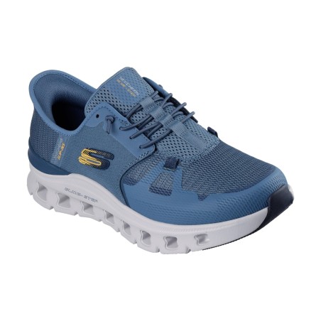 SKECHERS 232930 GLIDE-STEP PRO Sneakers Uomo Con Lacci Elastici Slip-Ins Avio