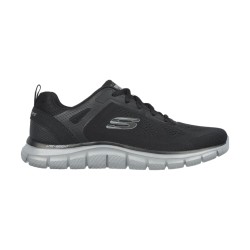 SKECHERS 232698 TRACK - BROADER Sneakers Uomo Stringate Nero
