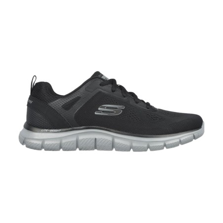 SKECHERS 232698 TRACK - BROADER Sneakers Uomo Stringate Nero
