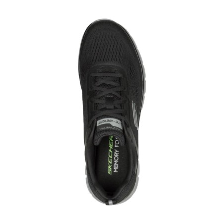SKECHERS 232698 TRACK - BROADER Sneakers Uomo Stringate Nero