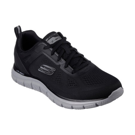SKECHERS 232698 TRACK - BROADER Sneakers Uomo Stringate Nero
