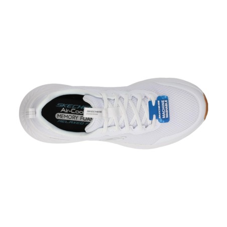 SKECHERS 232835 EDGERIDE- REKZE Sneakers Uomo con Lacci Elastici Bianco