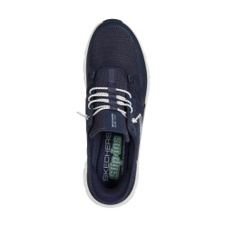 SKECHERS 232930 GLIDE-STEP PRO Sneakers Uomo Con Lacci Elastici Slip-Ins Blu 2