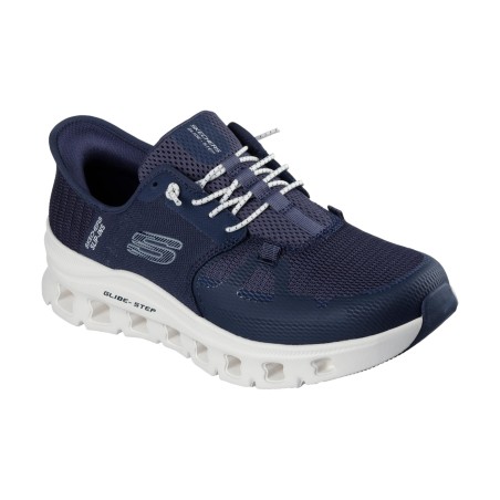 SKECHERS 232930 GLIDE-STEP PRO Sneakers Uomo Con Lacci Elastici Slip-Ins Blu