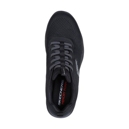 SKECHERS 232963 SUMMITS-ECKLER Sneakers Uomo con Lacci Elastici Nero