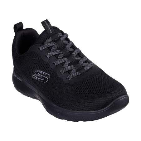 SKECHERS 232963 SUMMITS-ECKLER Sneakers Uomo con Lacci Elastici Nero