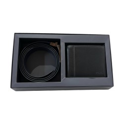 Paciotti 4 US 10244 Gift Box Cintura Reverse Portafogli Uomo Vera Pelle Nero