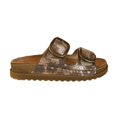 Riposella LISA WB00BX Ciabatta Donna con Fasce Regolabile Bronze