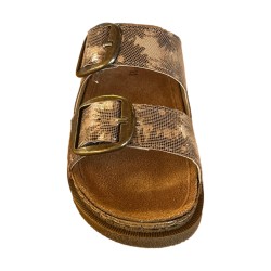 Riposella LISA WB00BX Ciabatta Donna con Fasce Regolabile Bronze 2