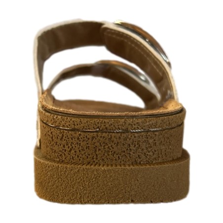 Riposella LISA WB00BX Ciabatta Donna con Fasce Regolabile Silver