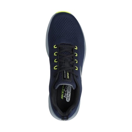 SKECHERS 232625 VAPOR FOAM Sneakers Uomo Stringate Navy/Lime