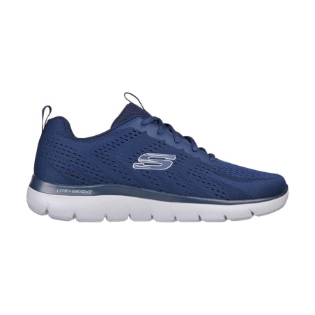 SKECHERS 232395 SUMMITS-TORRE Sneakers Uomo Stringate Navy/Gray