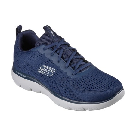 SKECHERS 232395 SUMMITS-TORRE Sneakers Uomo Stringate Navy/Gray