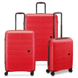 Roncato 42202089 SUPERNOVA 2.0 Set 3 Trolley Cabina Medio Grande Brick Red