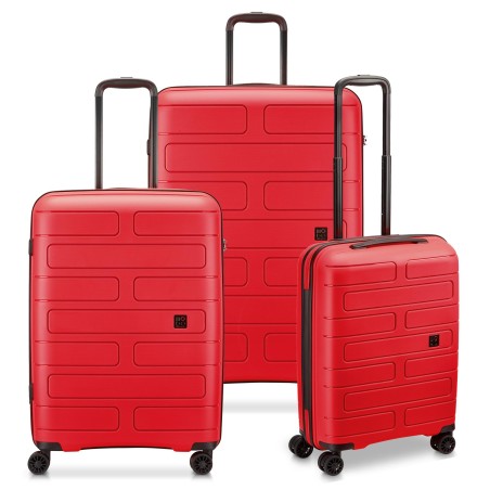 Roncato 42202089 SUPERNOVA 2.0 Set 3 Trolley Cabina Medio Grande Brick Red