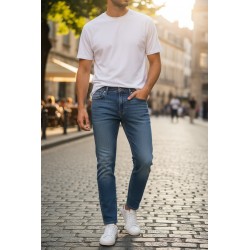  Urban Ring UR1150008 CROPPED Jeans Uomo Blu 2