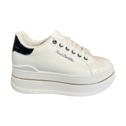 Renato Balestra  RB25F14 Sneakers Donna Stringate Platform White/Black