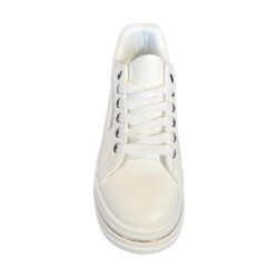Renato Balestra  RB25F14 Sneakers Donna Stringate Platform White/Black 2
