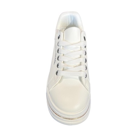 Renato Balestra  RB25F14 Sneakers Donna Stringate Platform White/Black