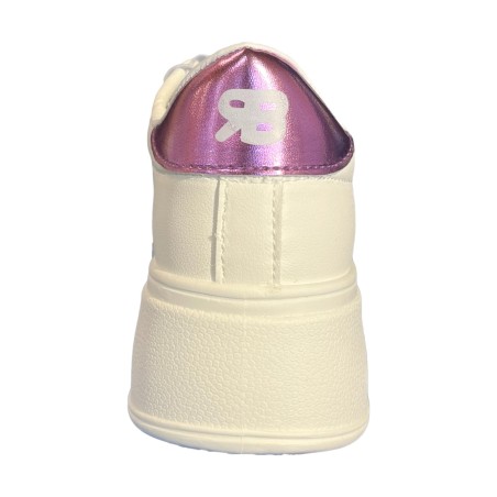 Renato Balestra  RB25F12 Sneakers Donna Stringate con Accessori White/Pink