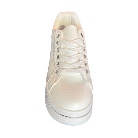 Renato Balestra  RB25F14 Sneakers Donna Stringate Platform White/Silver