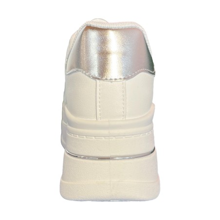 Renato Balestra  RB25F14 Sneakers Donna Stringate Platform White/Silver