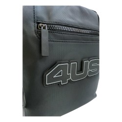  Paciotti 4US 10523 NEAL Tracolla Uomo con Logo Frontale Doppia Zip Nero 2