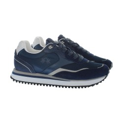 La Martina LFM261 A6 Sneakers Uomo Stringate Blu