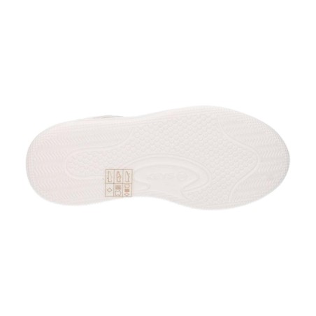 KEYS K-11853 Sneakers Donna Stringate Platfoarm Bianco Argento