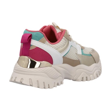 Laura Biagiotti 9654 Sneakers Donna Stringate Beige