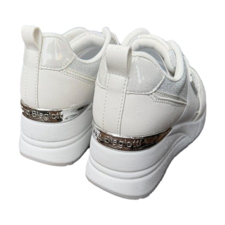 Laura Biagiotti 9658 Sneakers Donna Senza Lacci Platform White