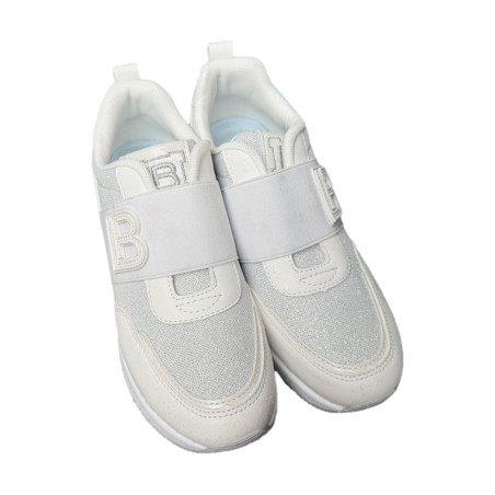 Laura Biagiotti 9658 Sneakers Donna Senza Lacci Platform White