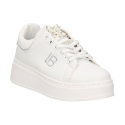 Laura Biagiotti 9617 Sneakers Donna Stringate con Accessorio White  2