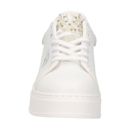 Laura Biagiotti 9617 Sneakers Donna Stringate con Accessorio White 