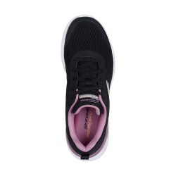 SKECHERS 150370 NEW HEIGHTS Sneakers Donna Stringate Black Mauve 2