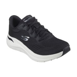 SKECHERS 150051 ARCH FIT 2.0 - BIG L Sneakers Donna Stringate Black White 2