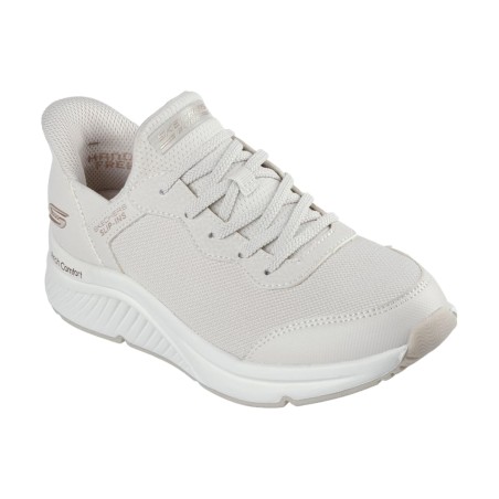 SKECHERS 117627 A LOOK  Sneakers Donna Stringate Slip-Ins Natural