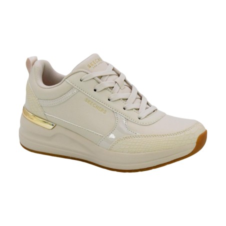 SKECHERS 177345 BILLION 2 FINE SHINE Sneaker Donna Off White
