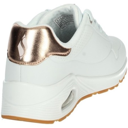 SKECHERS 177094 GOLDEN AIR Sneaker Donna Stringate White