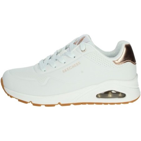 SKECHERS 177094 GOLDEN AIR Sneaker Donna Stringate White