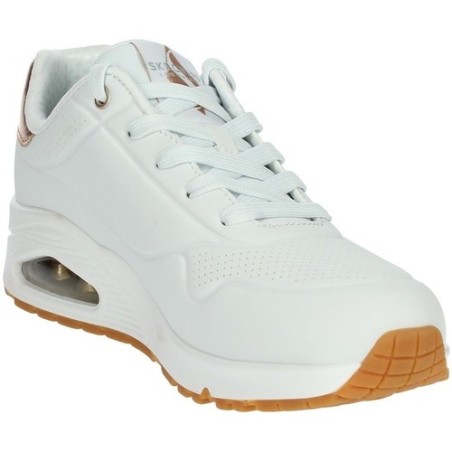 SKECHERS 177094 GOLDEN AIR Sneaker Donna Stringate White