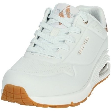 SKECHERS 177094 GOLDEN AIR Sneaker Donna Stringate White